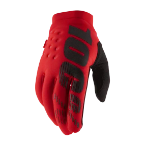 100% Brisker Glove - Red