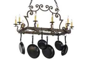 12 Light Pot Rack