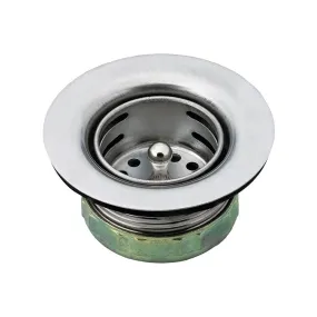 2" Stainless Steel Kitchen Drain Assembly with Basket Strainer