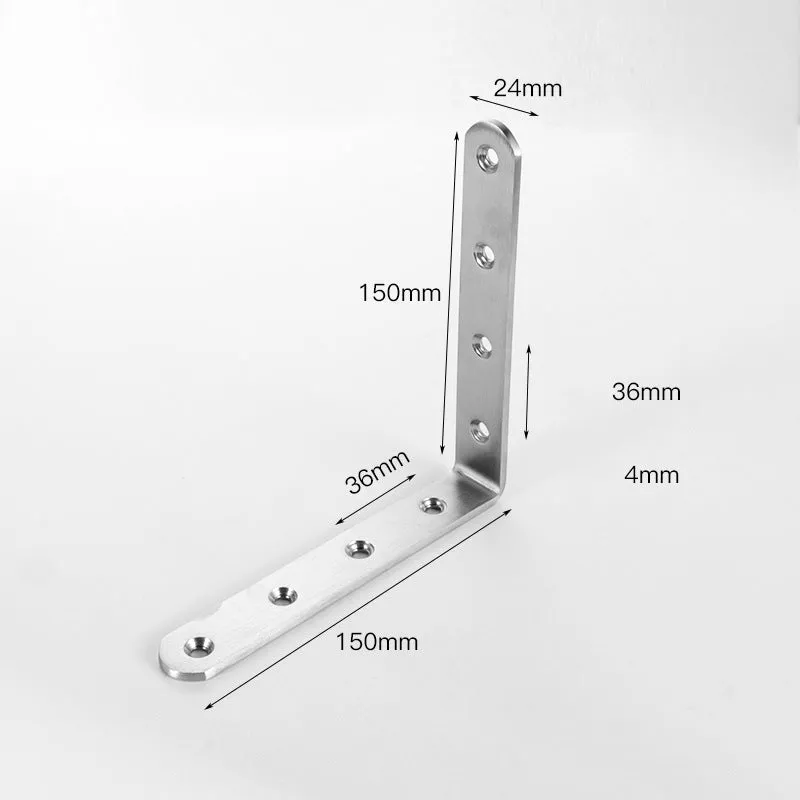 4-Pack Stainless Steel Corner Braces