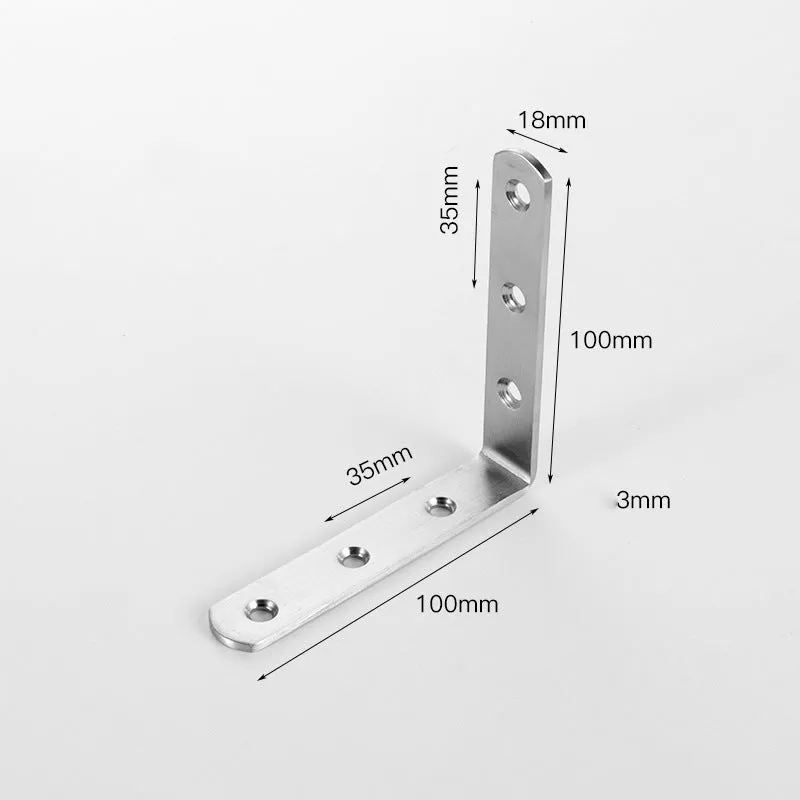 4-Pack Stainless Steel Corner Braces