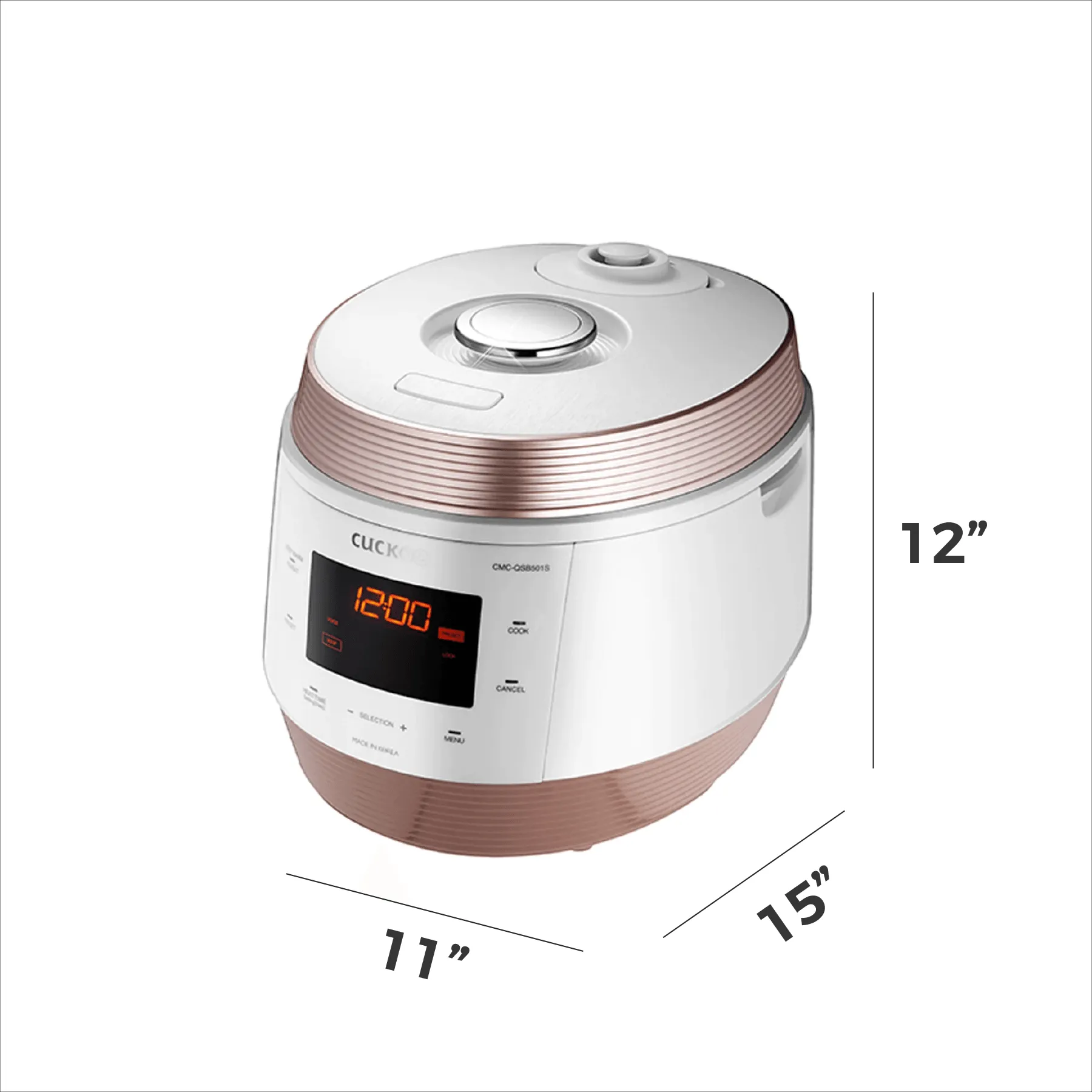 5-Quart Premium Multi-Pressure Cooker (CMC-QSB501S)