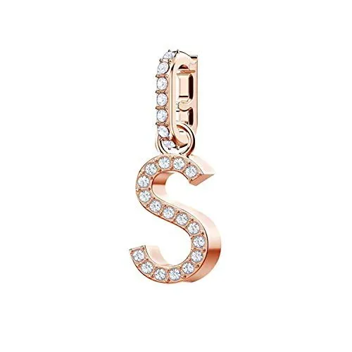 5434399 Remix Rose Gold Plated Alphabet S Charm