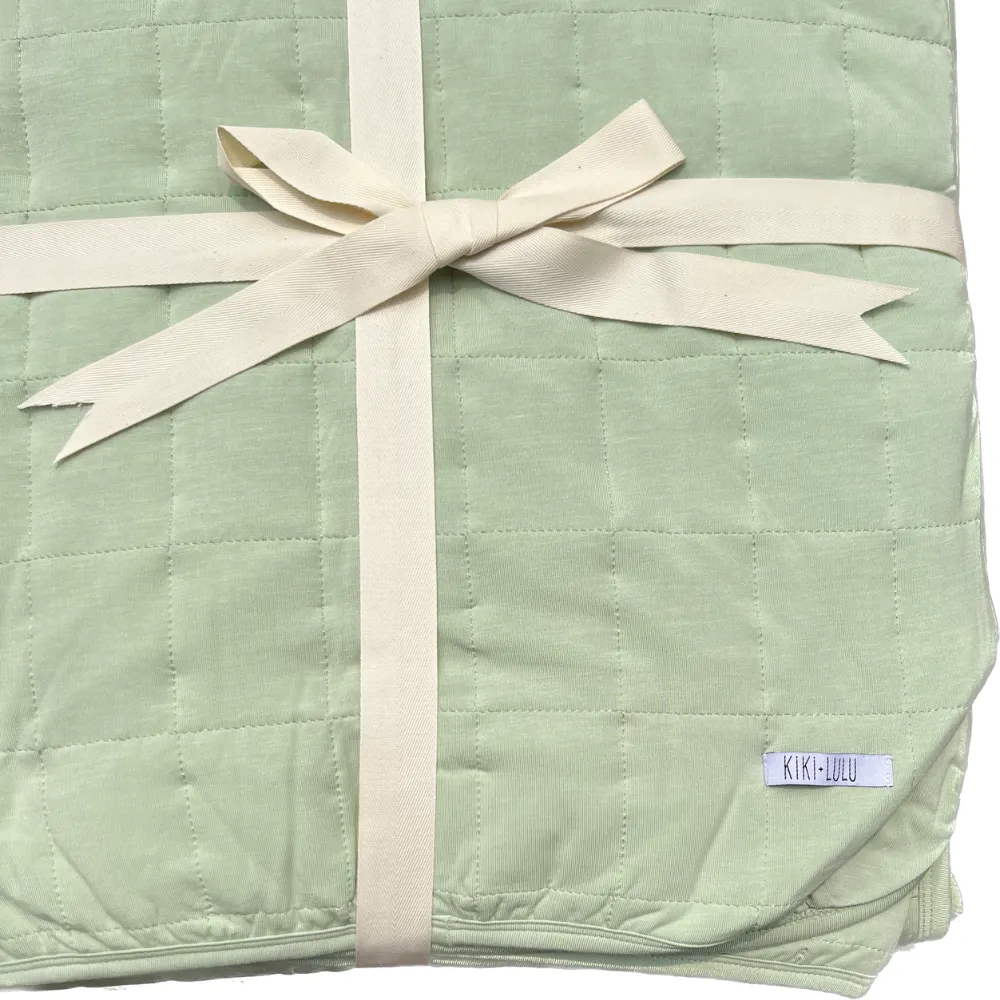 Adult Quilted Blanket - Sage