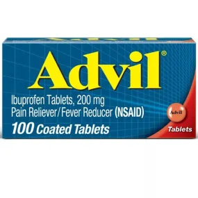 Advil Pain Reliever Fever Reducer Tablets - 100ct.