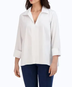 Agnes Stretch No Iron Popover Shirt