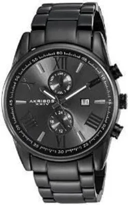 Akribos Xxiv Radiant Dark Grey Dial Men's Watch AK812BK