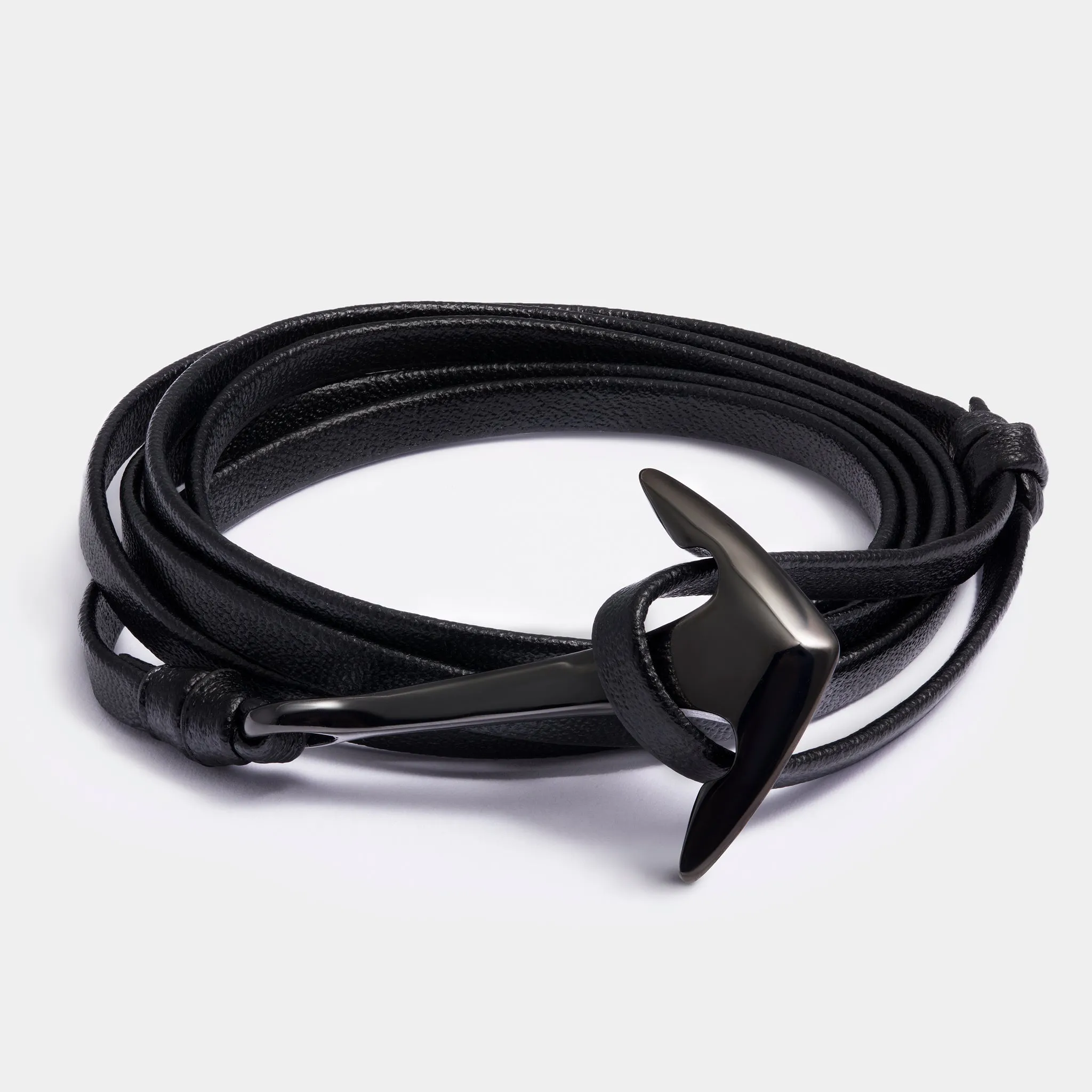 Anchor Leather Black