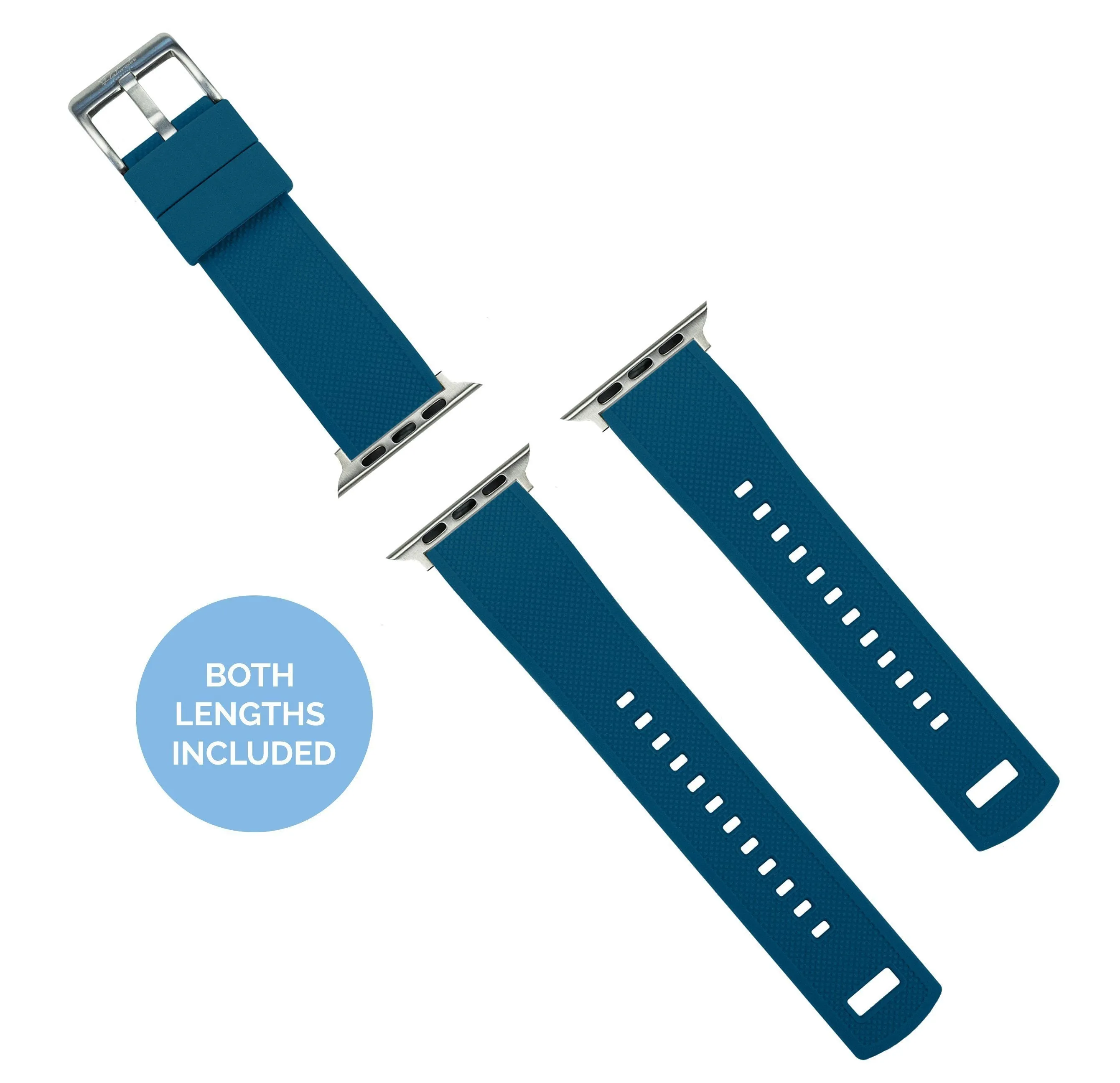 Apple Watch Elite Silicone Flatwater Blue Watch Band