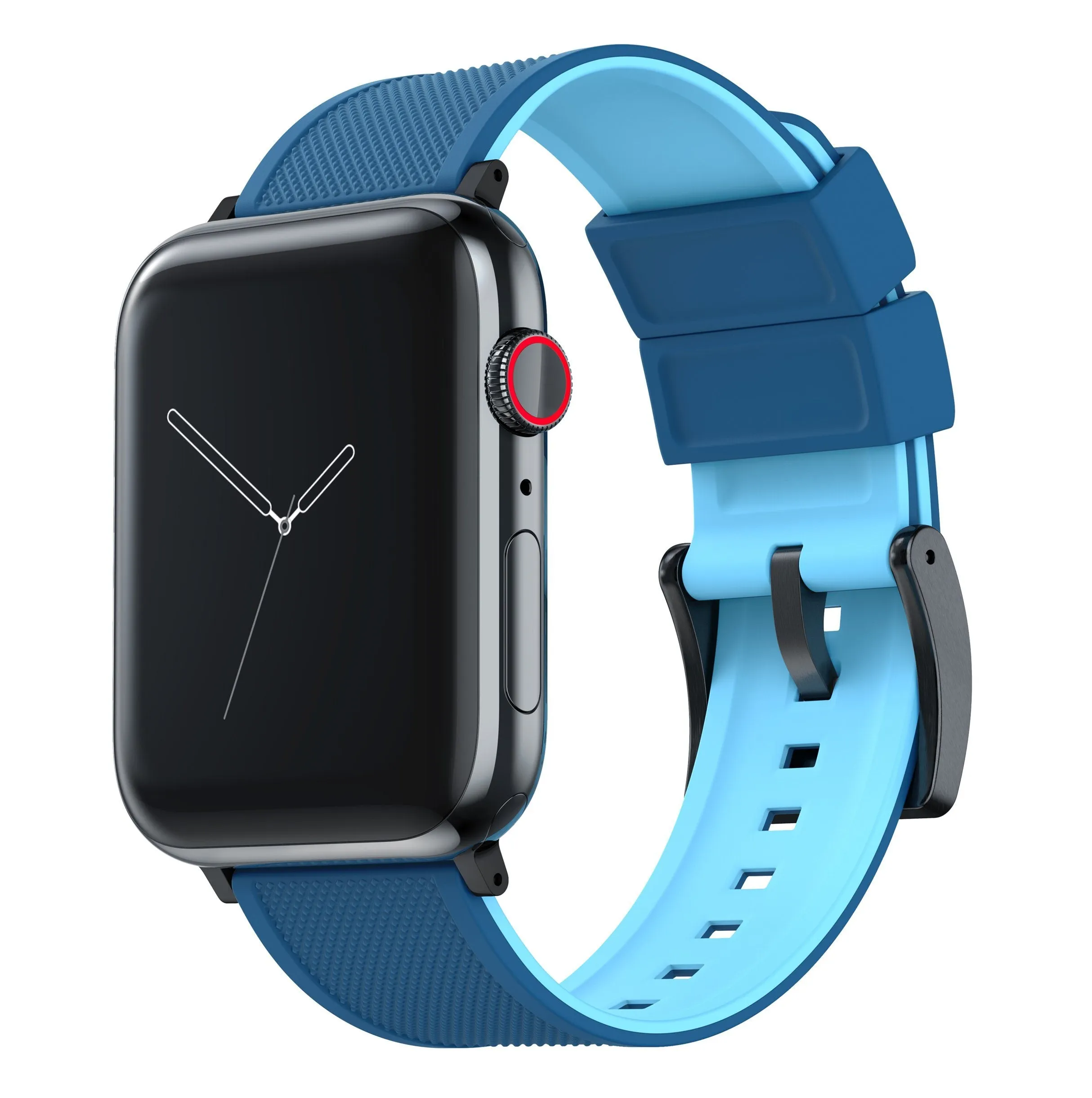 Apple Watch Elite Silicone Flatwater Blue Watch Band