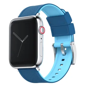 Apple Watch Elite Silicone Flatwater Blue Watch Band