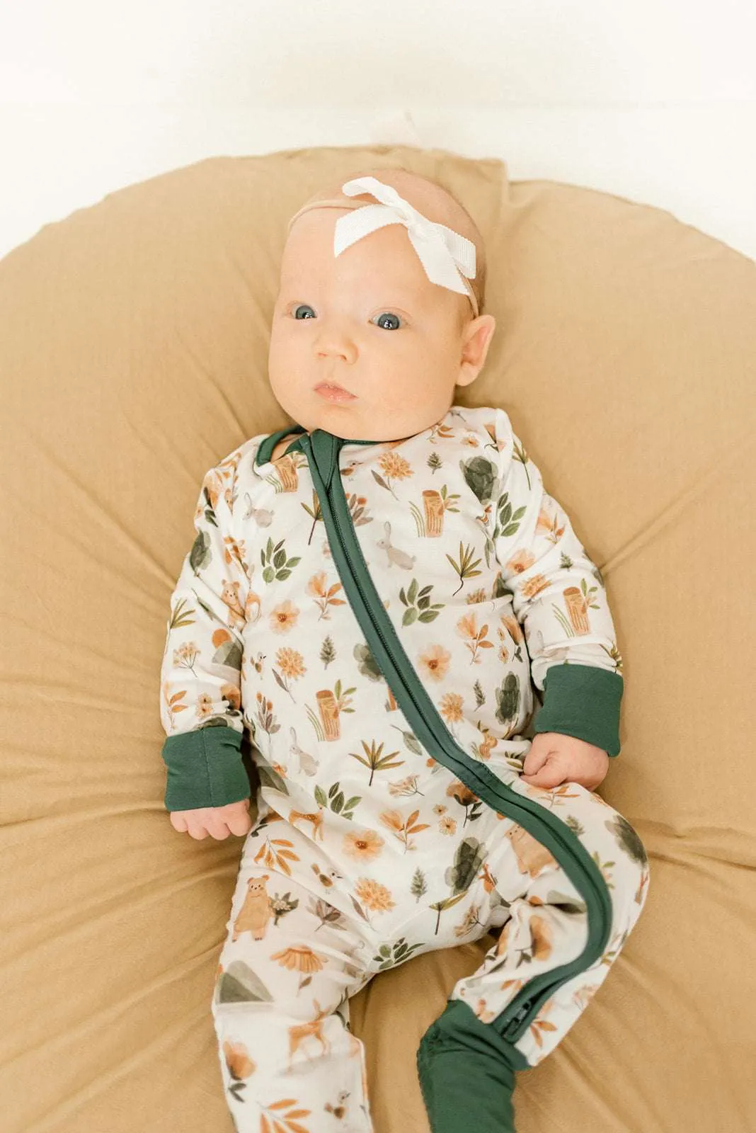 Bamboo Baby Convertible Jumpsuit | Forest