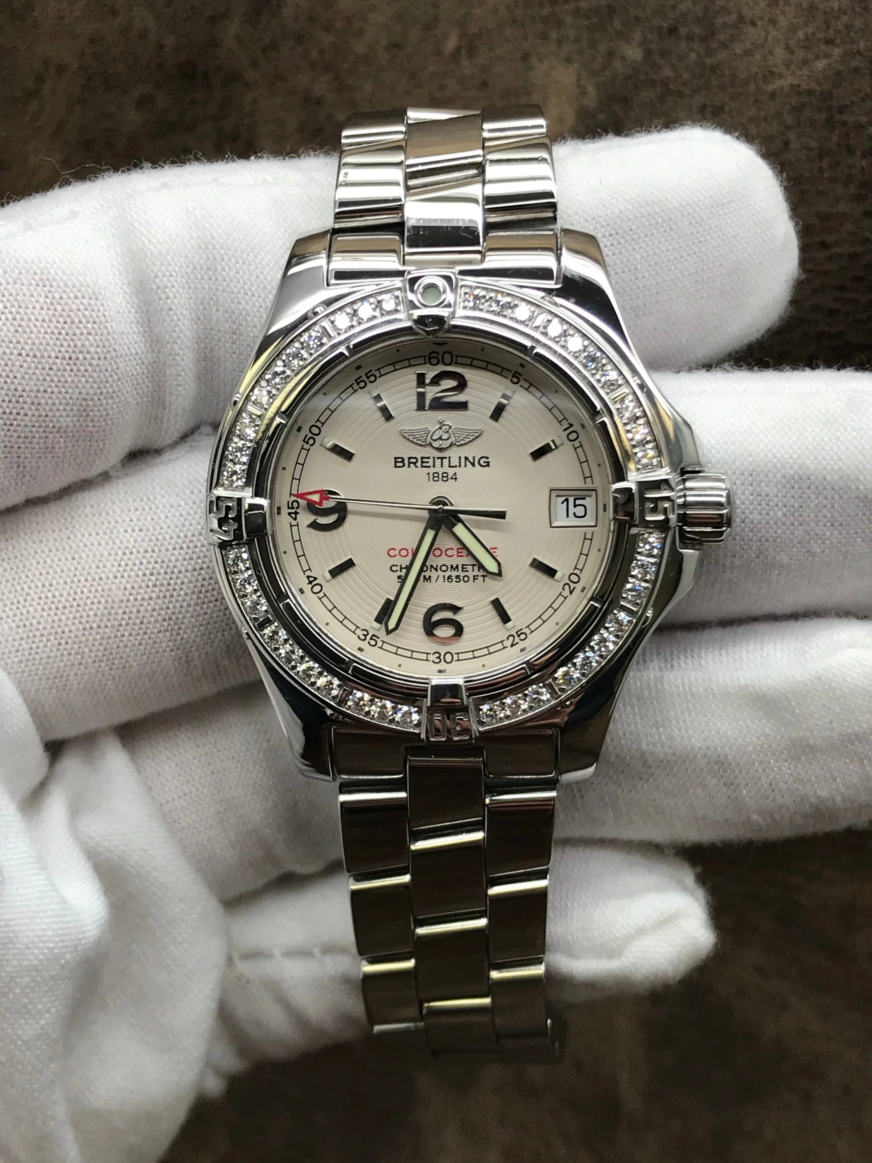 Breitling Colt Oceane A7738053 White Dial Quartz Women's Watch