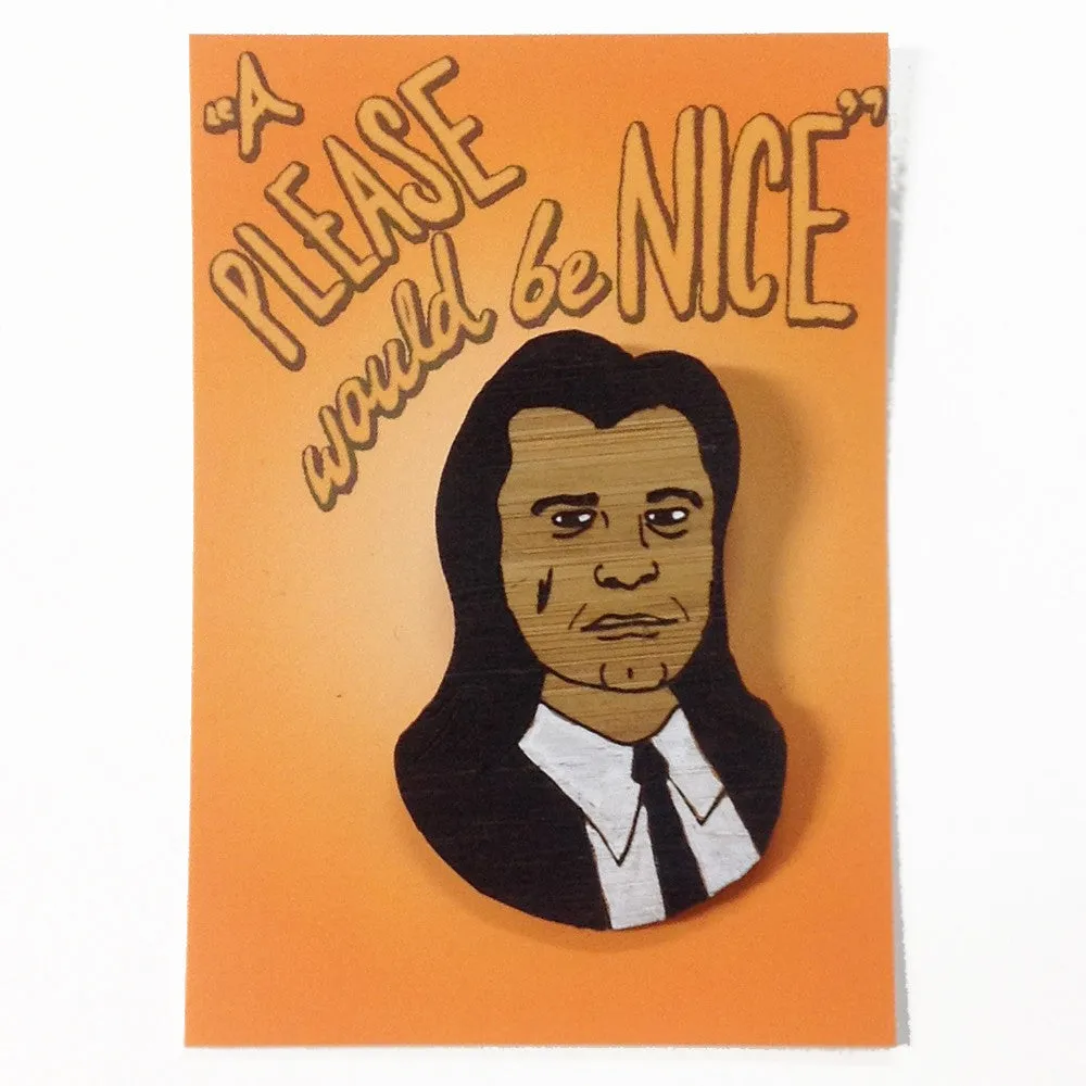 Brooch: Pulp Fiction - Vincent Vega