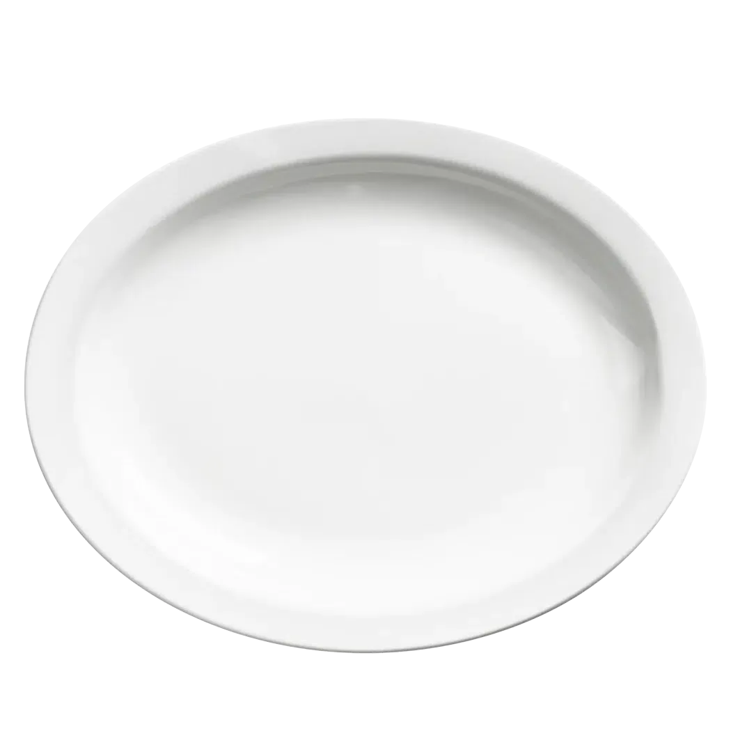 Browne - Oval Platter 13 1/8" -33.3 CM - White - 563969