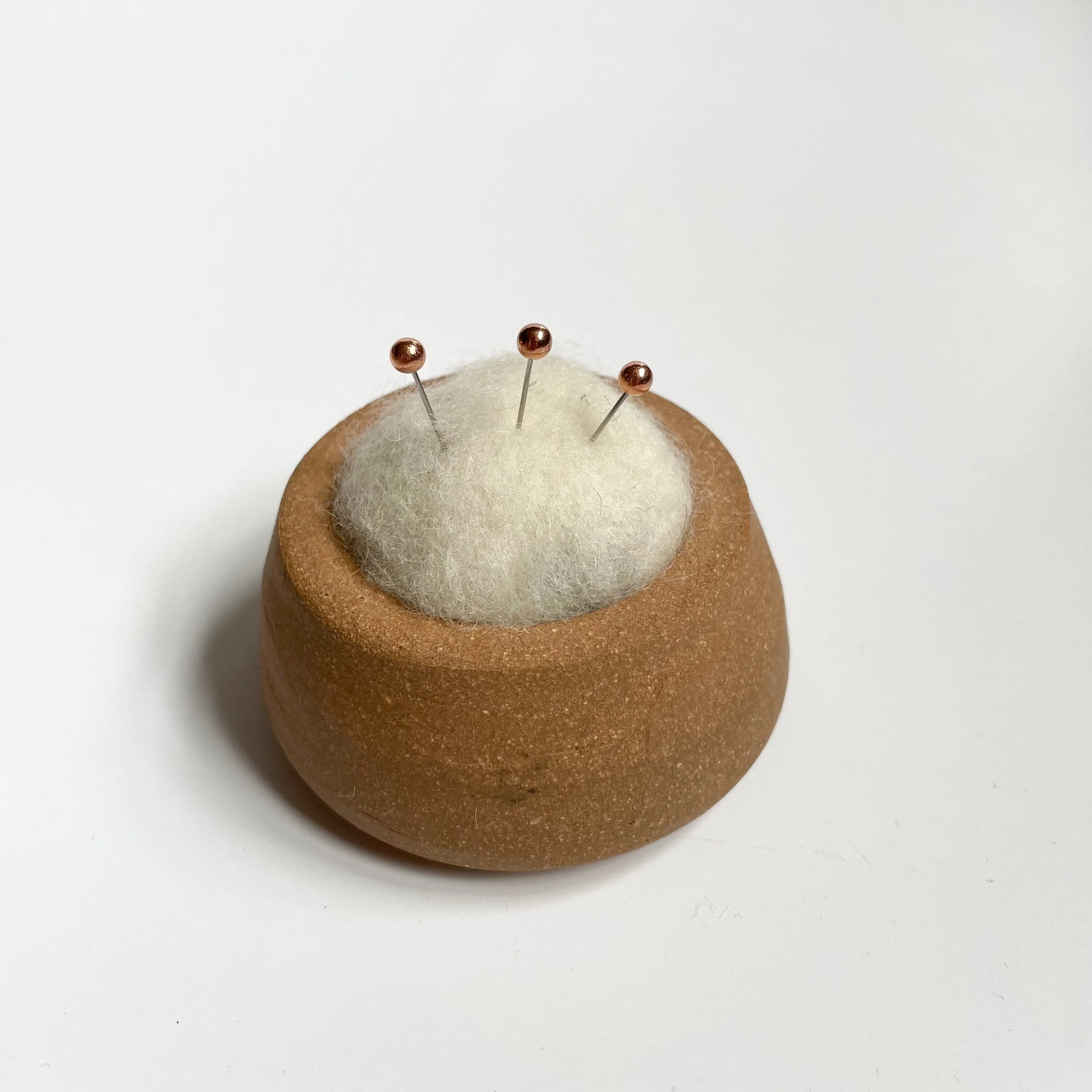 Busy Hands Studio - Handmade Ceramic / Wool Pin Cushion