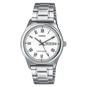 Casio Enticer Dress White Dial Men's Watch | MTP-V006D-7BUDF