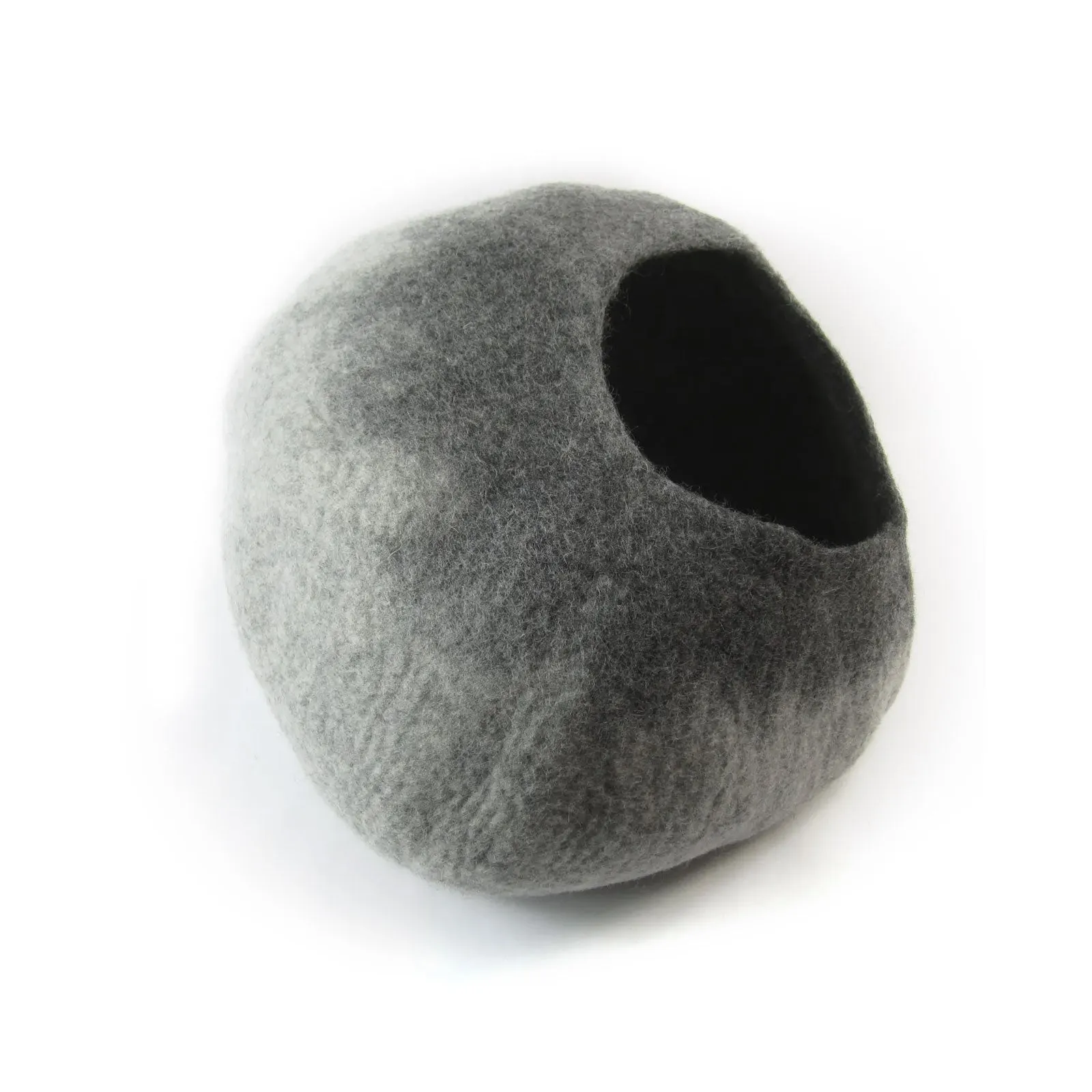 Cat Cave in Light and Dark Gray