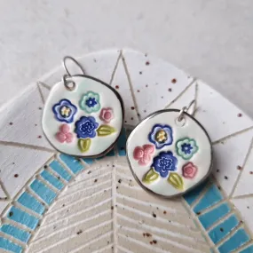 Ceramic earrings No. 19