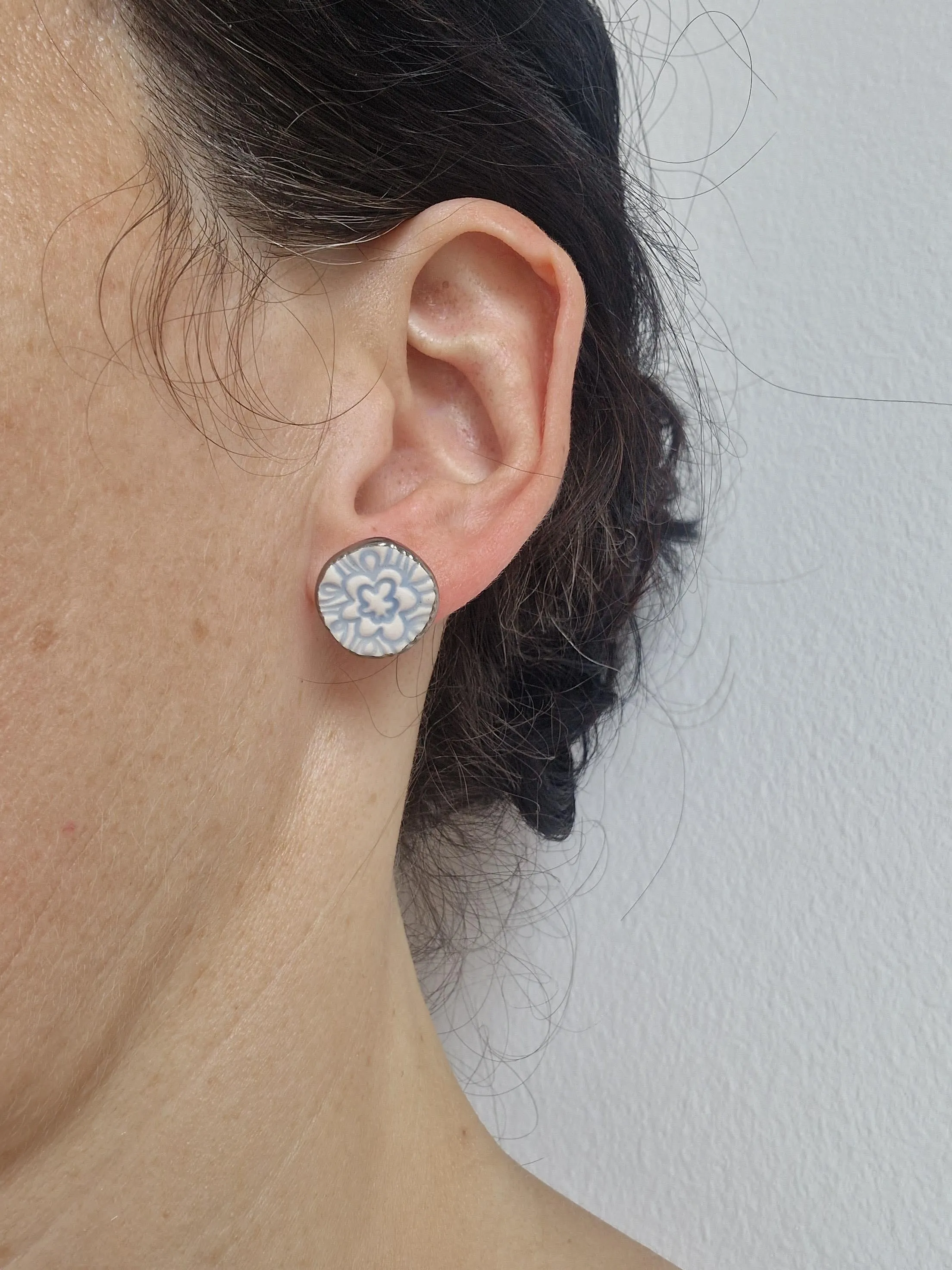 Ceramic earrings No. 54