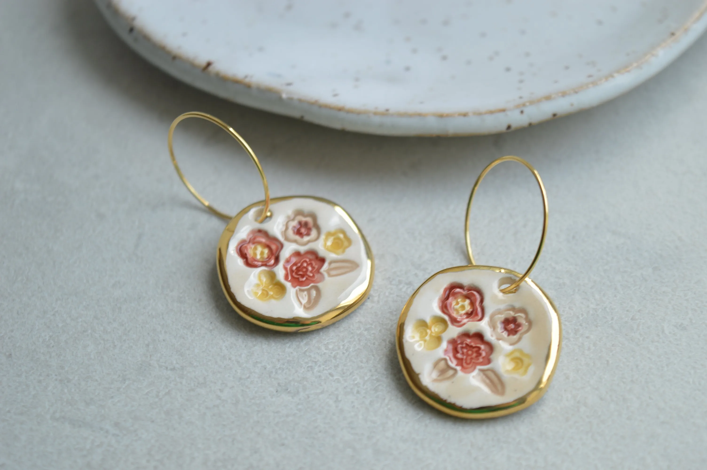 Ceramic earrings No. 5