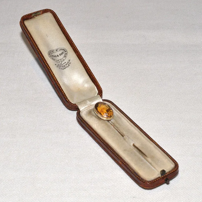 Citrine Stick Pin