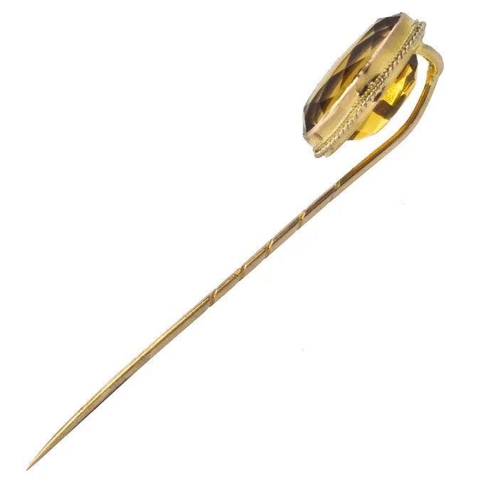 Citrine Stick Pin