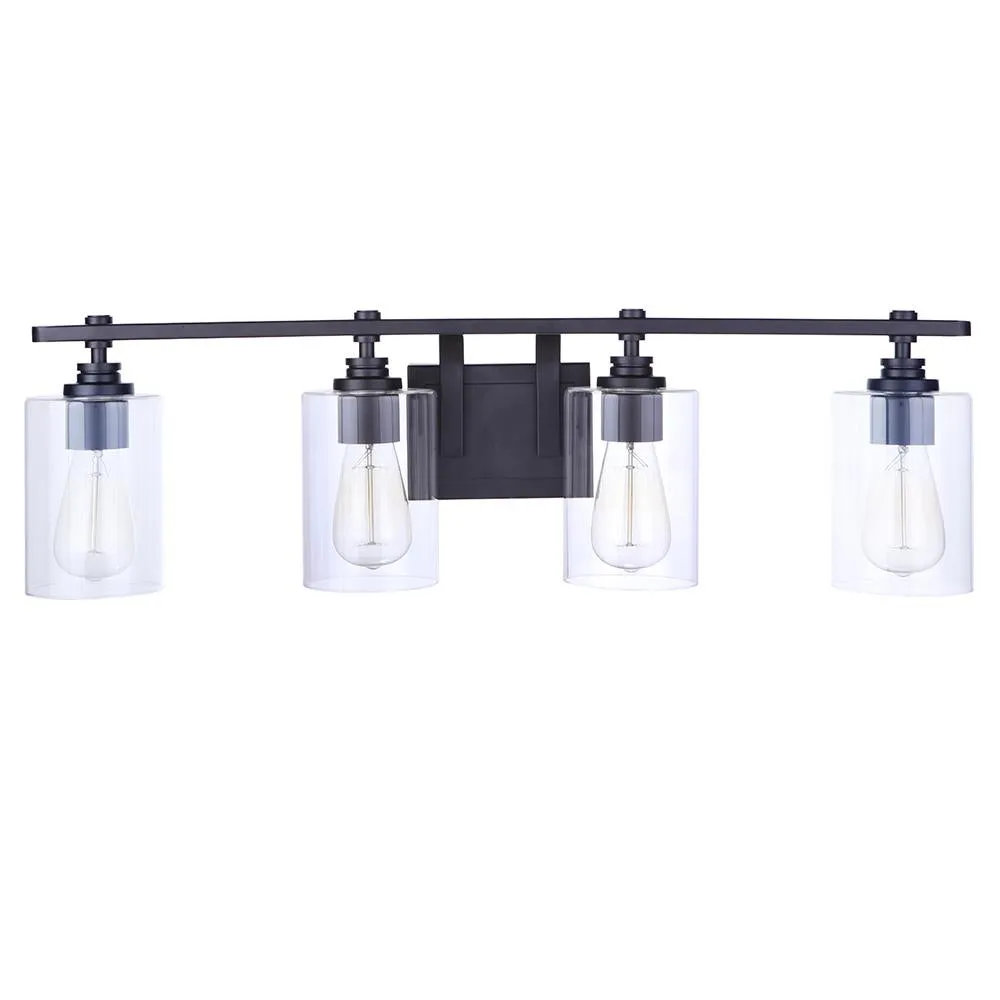 Clean 4 Light Vanity - Black