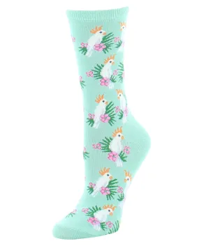 Cockatoo Bamboo Blend Crew Socks