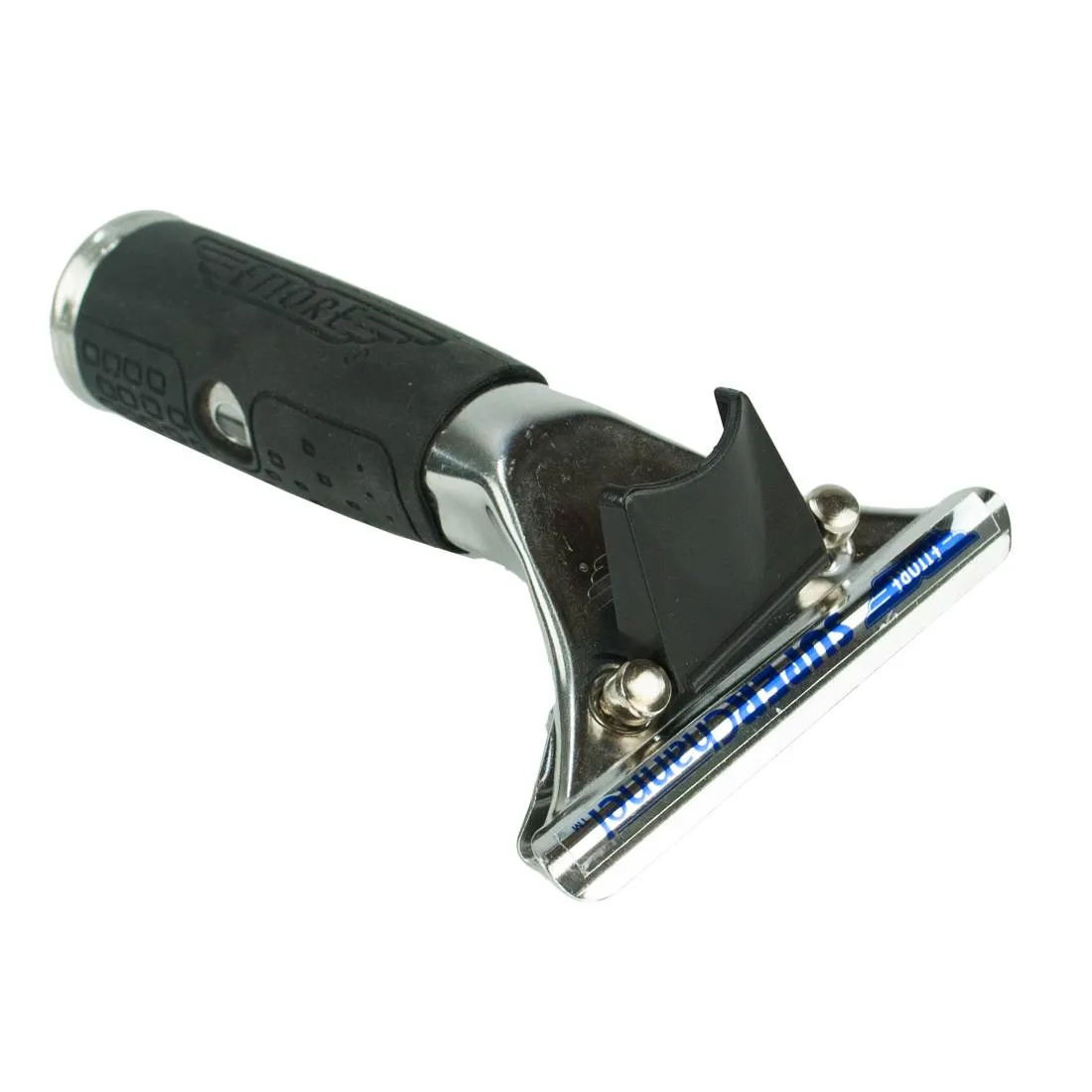 Ettore Stainless Steel with Rubber Grip Super Channel Squeegee Handle