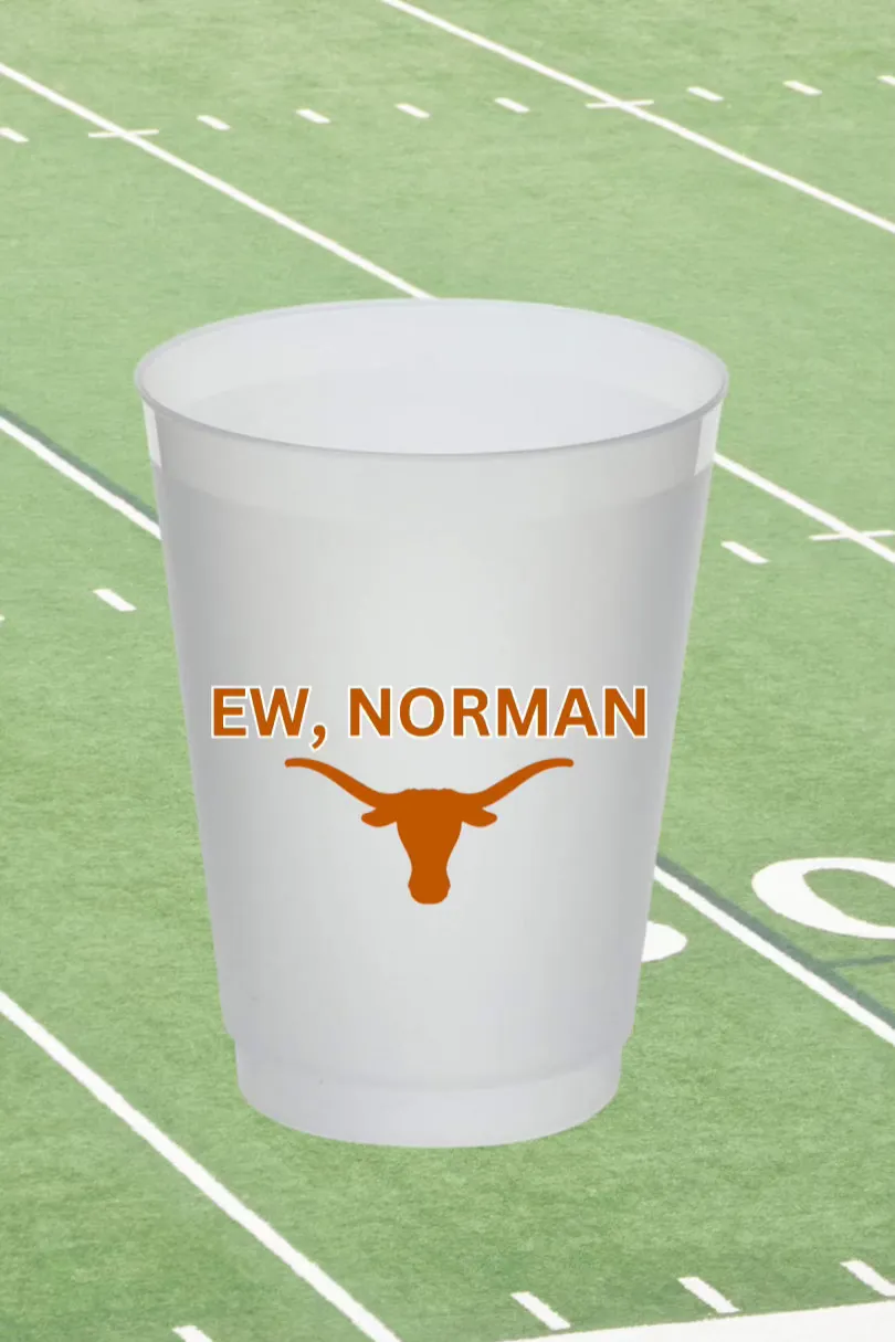 Ew, Norman 16 oz Frosted Cups