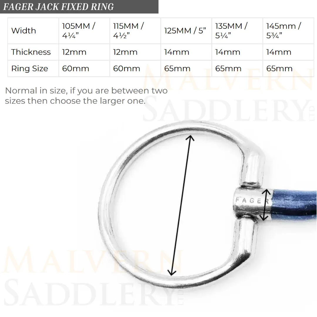 Fager Jack Sweet Iron Fixed Rings Bit