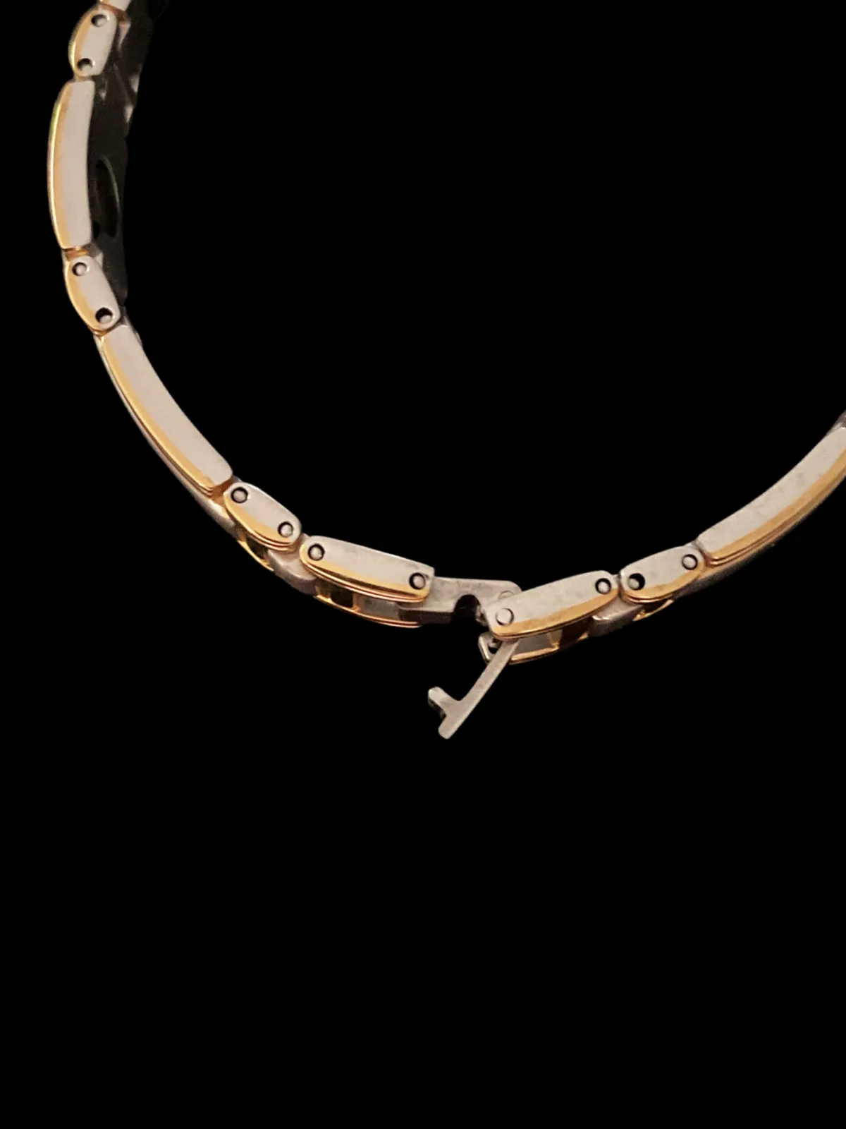 Gold Border Stainless Magnetic Bracelet