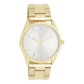 Gold coloured OOZOO watch with gold coloured stainless steel bracelet - C11430