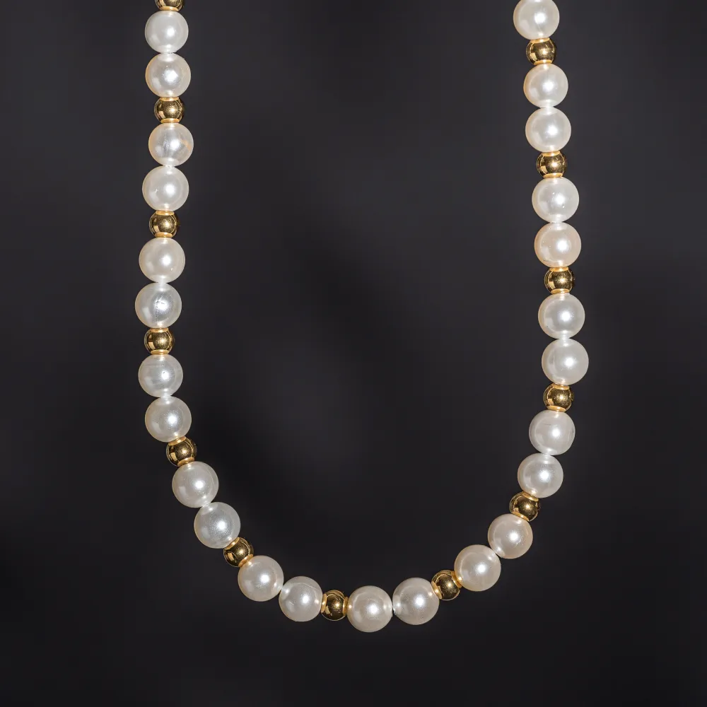 Gold Pearl Chain (6MM)