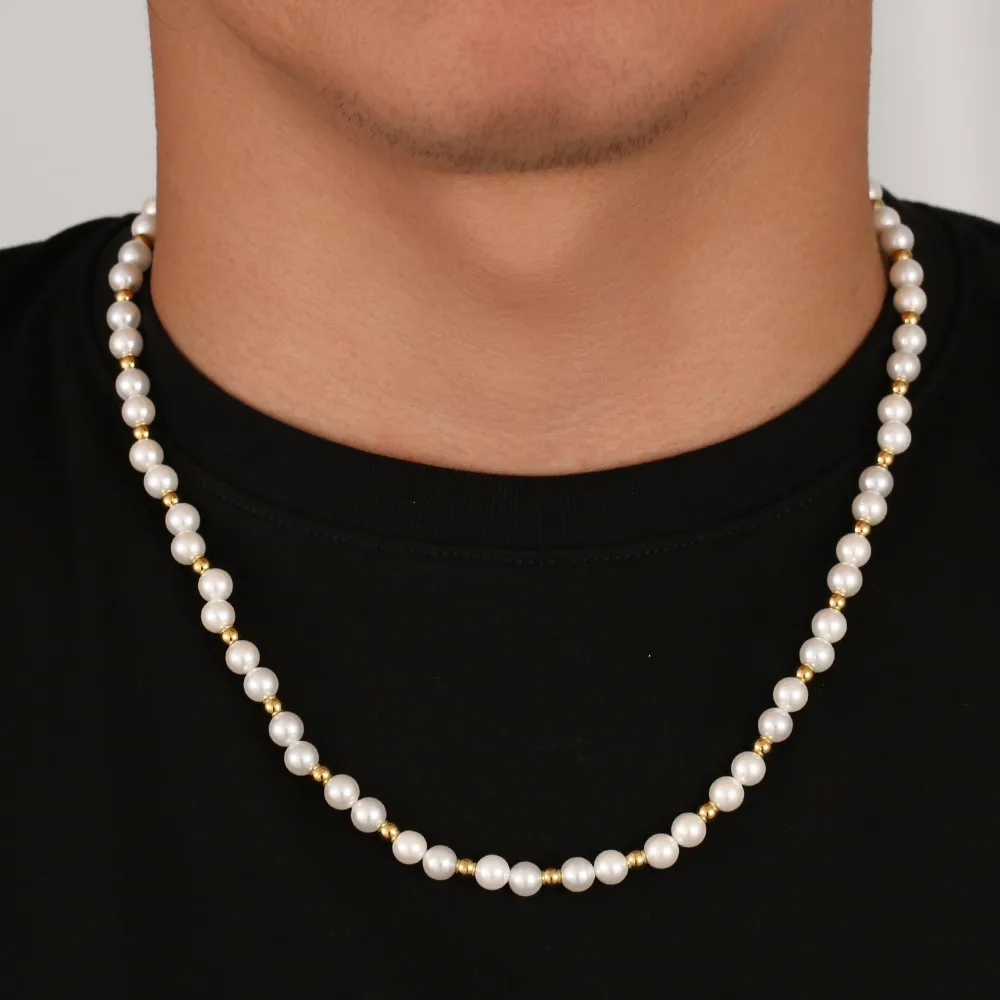 Gold Pearl Chain (6MM)