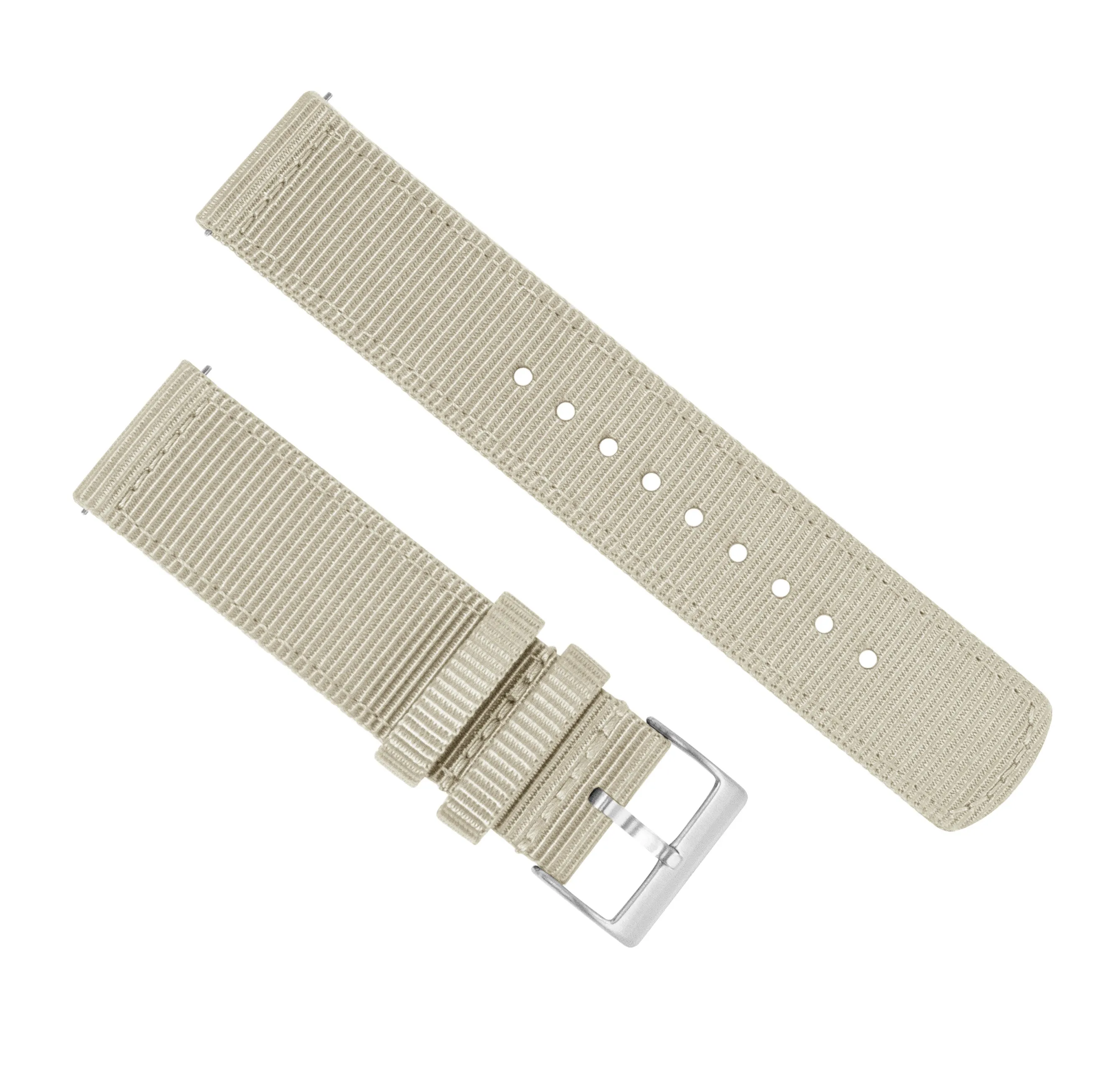 Khaki Tan Two Piece NATO® Style Watch Band