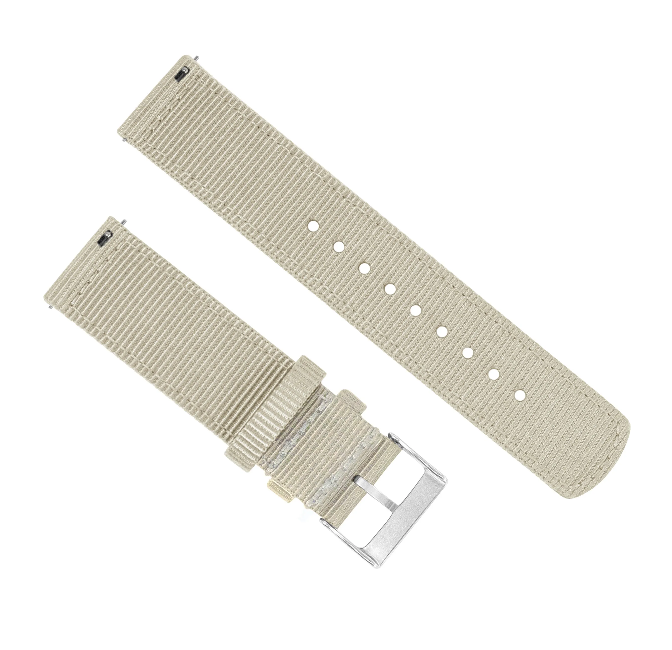 Khaki Tan Two Piece NATO® Style Watch Band