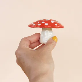 Mini Ceramic Mushroom Sculpture