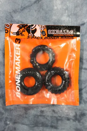 Oxballs Bonermaker Cockrings 3-Pack