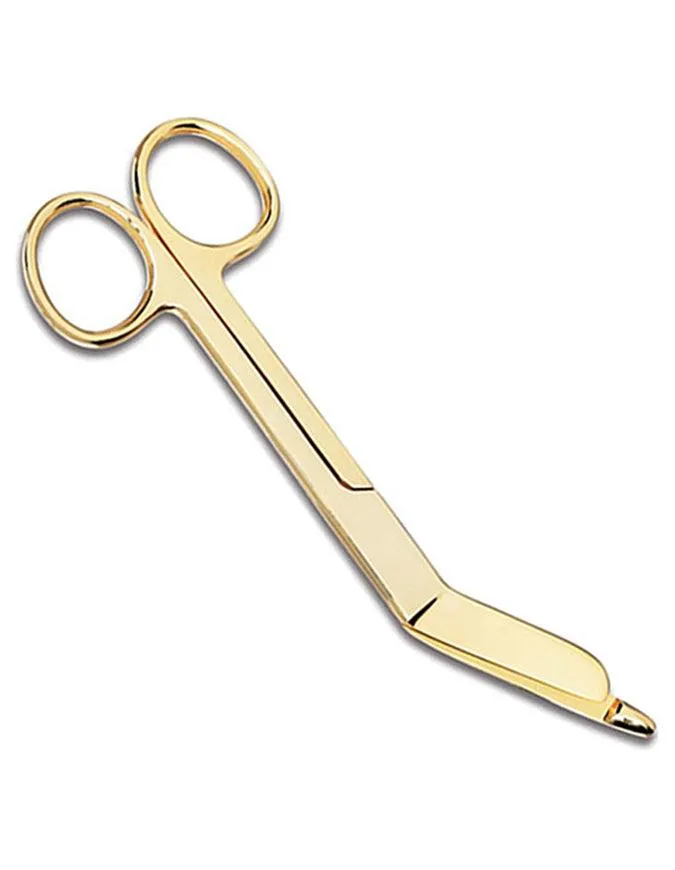 Prestige 5.5 inch Gold Plated Lister Bandage Scissors