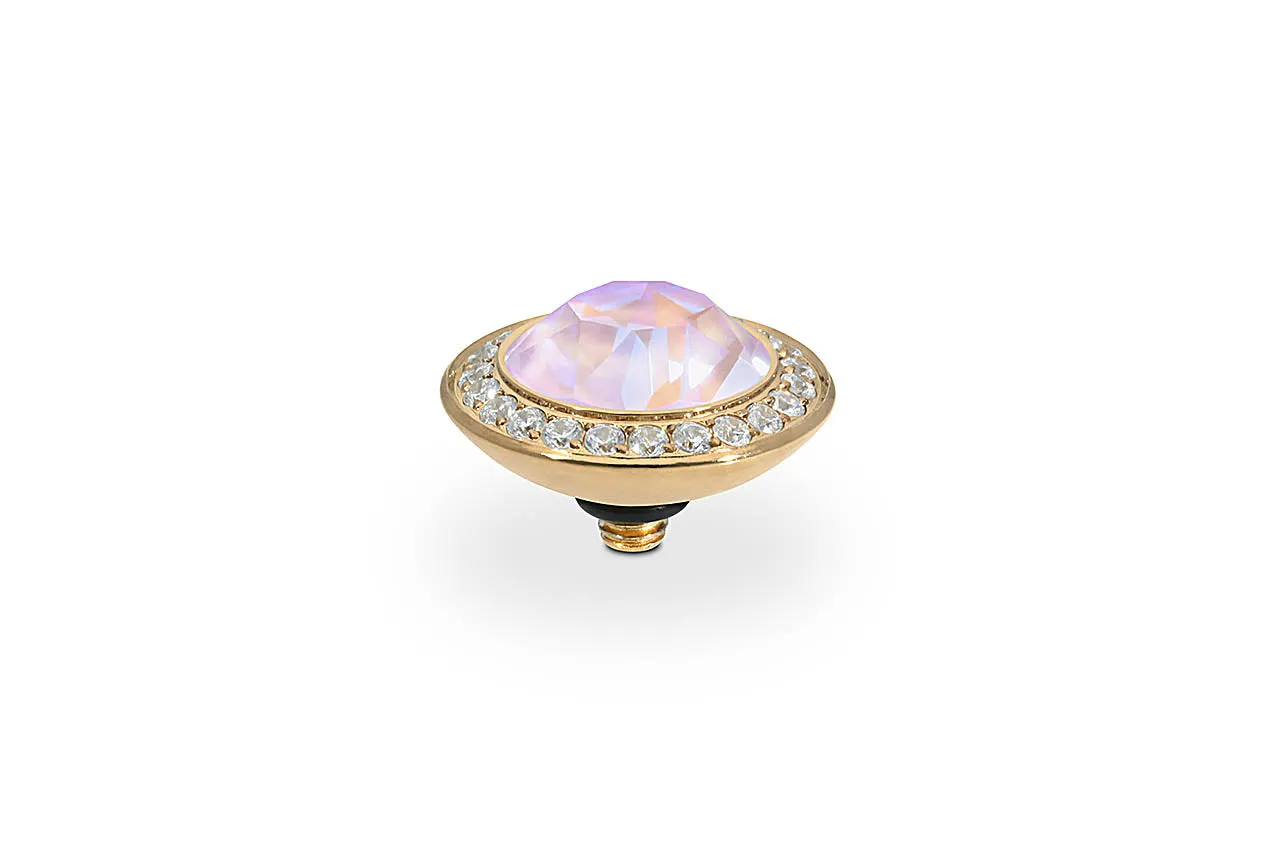 Qudo Gold Plated Stainless Steel Tondo Deluxe 13mm Top in Silky Lavender Delite