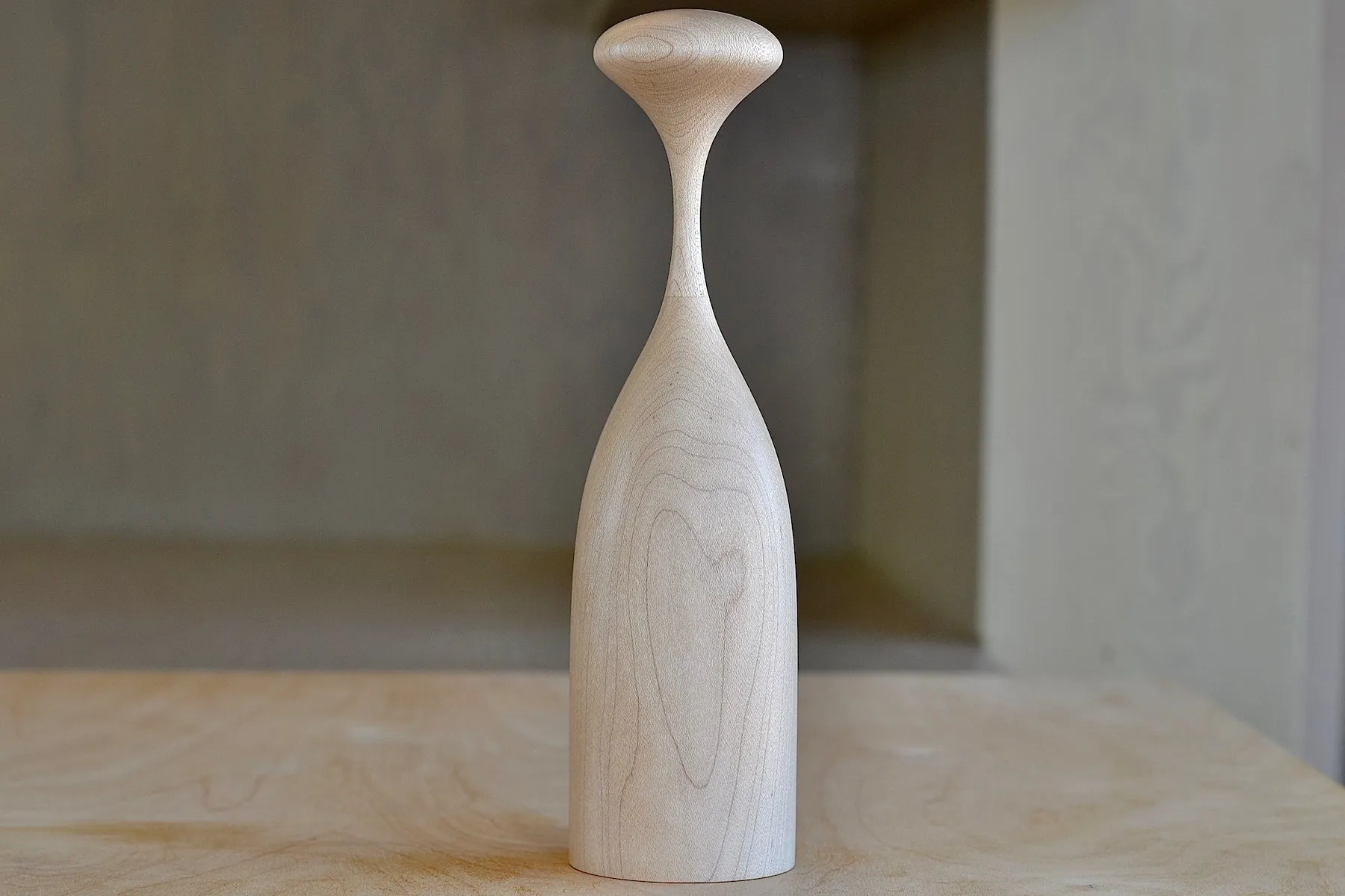 Serratus Pepper Mill in Sugar Maple