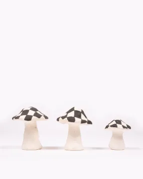 Shroom Ceramic Incense Holder - Check