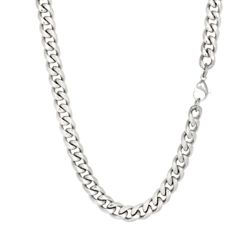 Silver Cuban Chain (10MM)