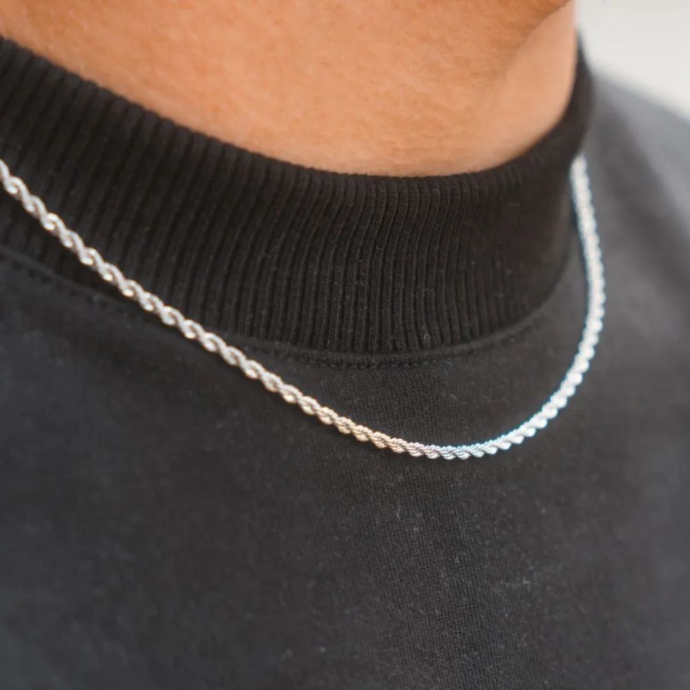 Silver Rope Chain (2MM)