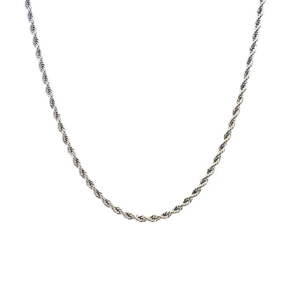 Silver Rope Chain (2MM)