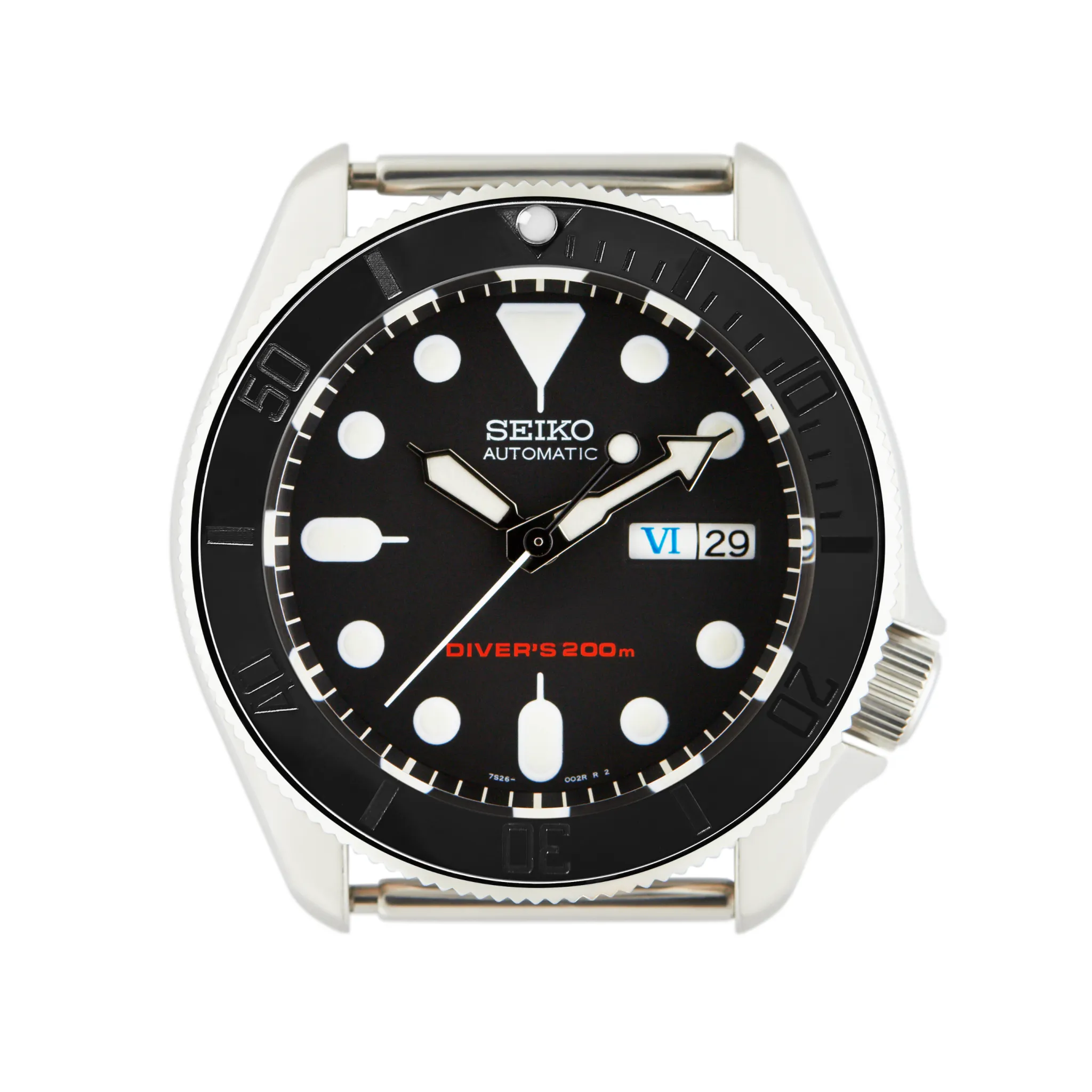 SKX007/SRPD Ceramic Bezel Insert: Sub style Stealth