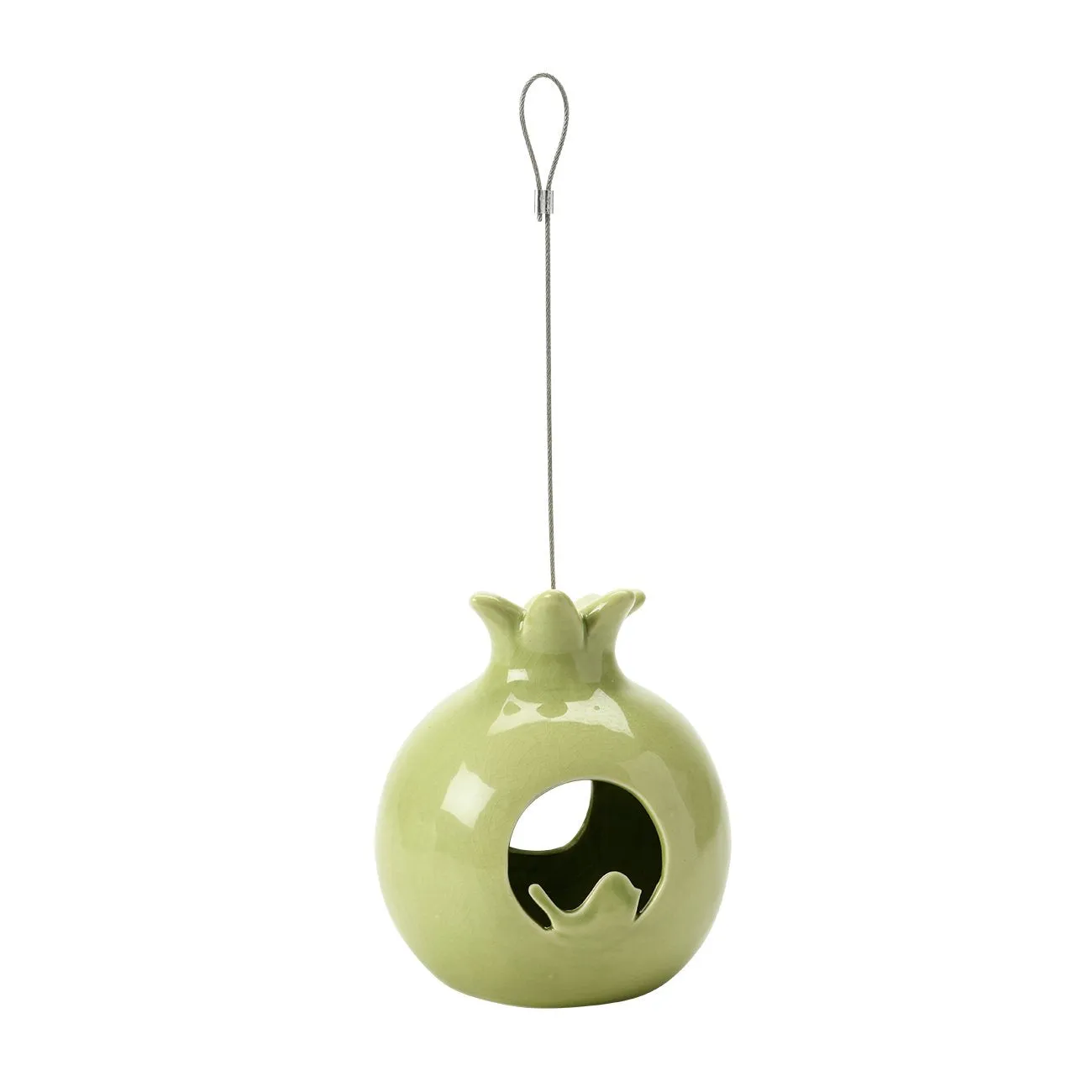 Sophie Conran Ceramic Bird Feeder - Pomegranate