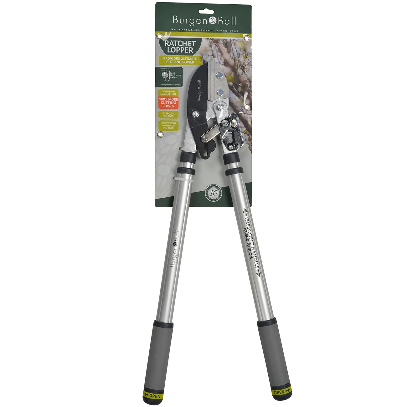 Telescopic Ratchet Lopper - RHS Endorsed